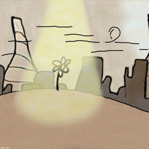 cartoon-animation2D-with-flower-and-rock preview image